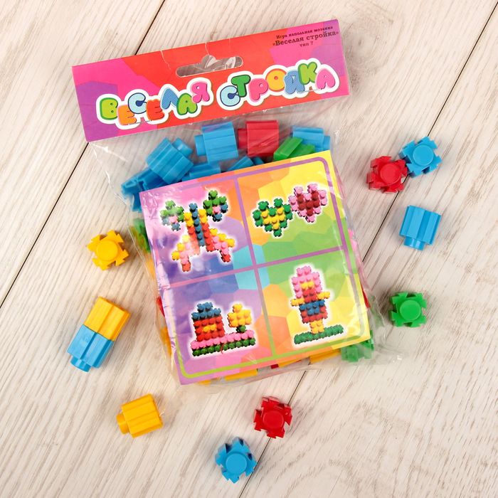 Напольная мозаика "Весёлая стройка"