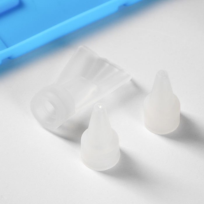 Набор для выпечки 5 предметов "Цифры": форма, емкость для крема, 3 насадки 2х1 см