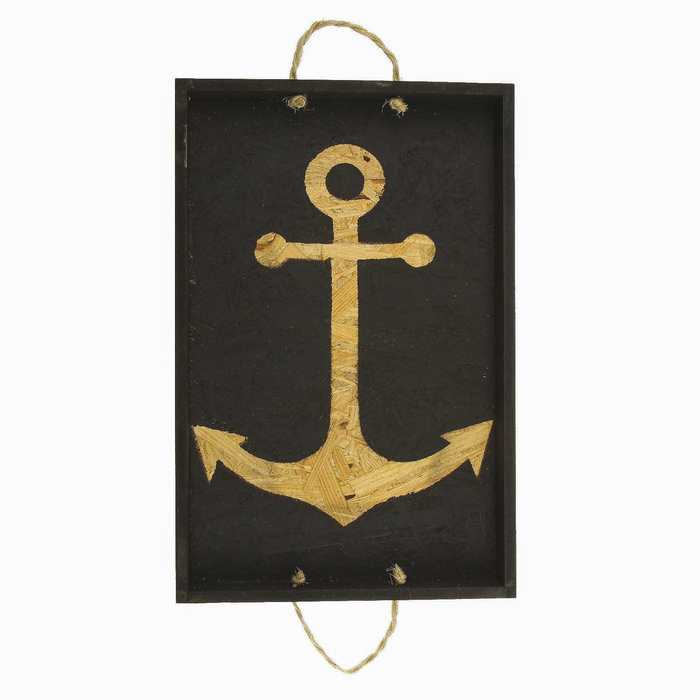 Декоративный поднос "Якорь №1" 30х15х34 см