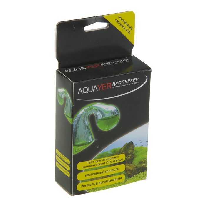 Дропчекер AQUAYER, длительный тест СО2