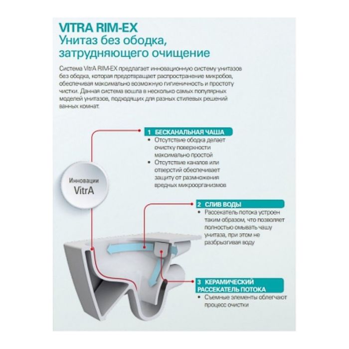 Унитаз-компакт Vitra 9014B003-7209, напольный, open-back, с сиденьем микролифт