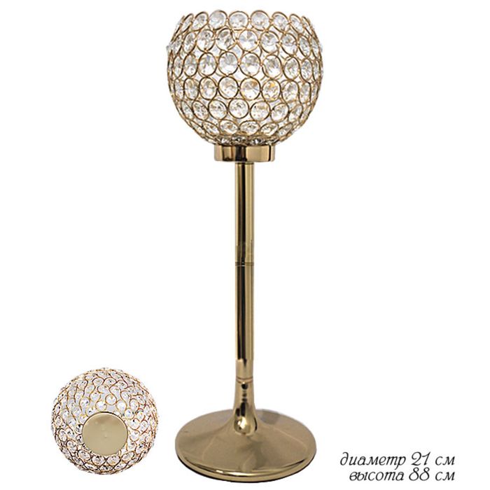 Подставка фуршетная, подсвечник, 88 см, в подарочной упаковке