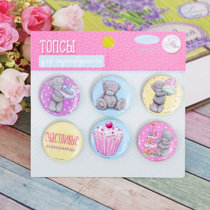 Me To You Набор топсов для скрапбукинга "Время сладостей", 9 х 9,5 см