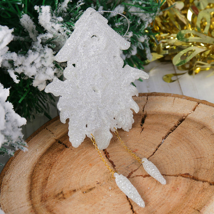 Украшение ёлочное "Часы" 9*11 см