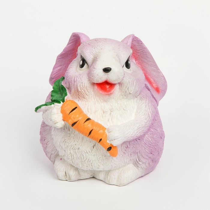 Копилка "Кролик маленький" 10см фиолетовый