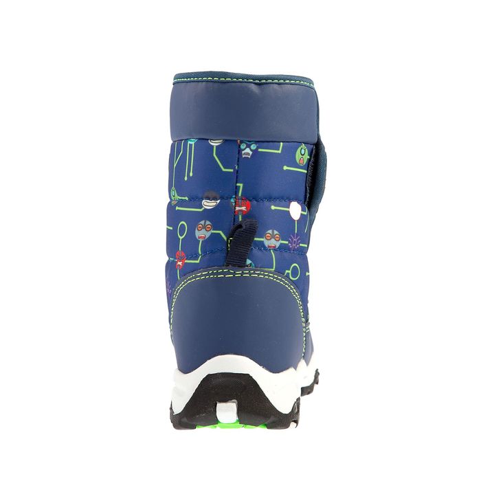 Дутики дошкольные со светодиодами арт. 6846C, синие, размер 30