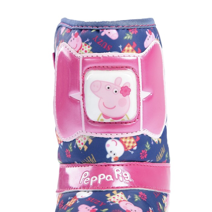 Дутики дошкольные со светодиодами арт. 6849A, синие, размер 25