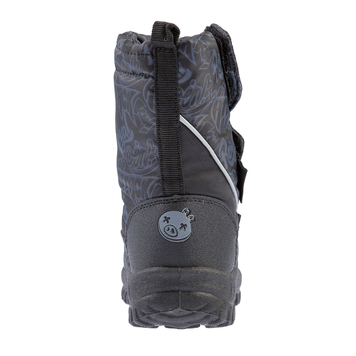 Дутики дошкольные арт. 6860A, цвет черные, размер 30