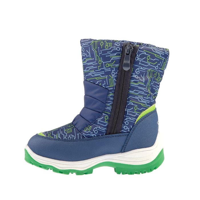 Дутики дошкольные арт. 6862B, цвет синие, размер 28