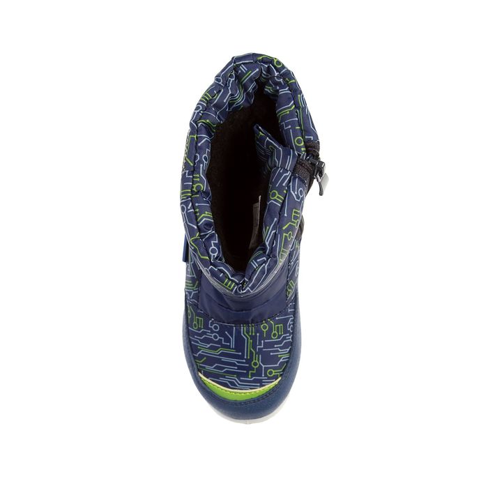 Дутики дошкольные арт. 6862B, цвет синие, размер 28