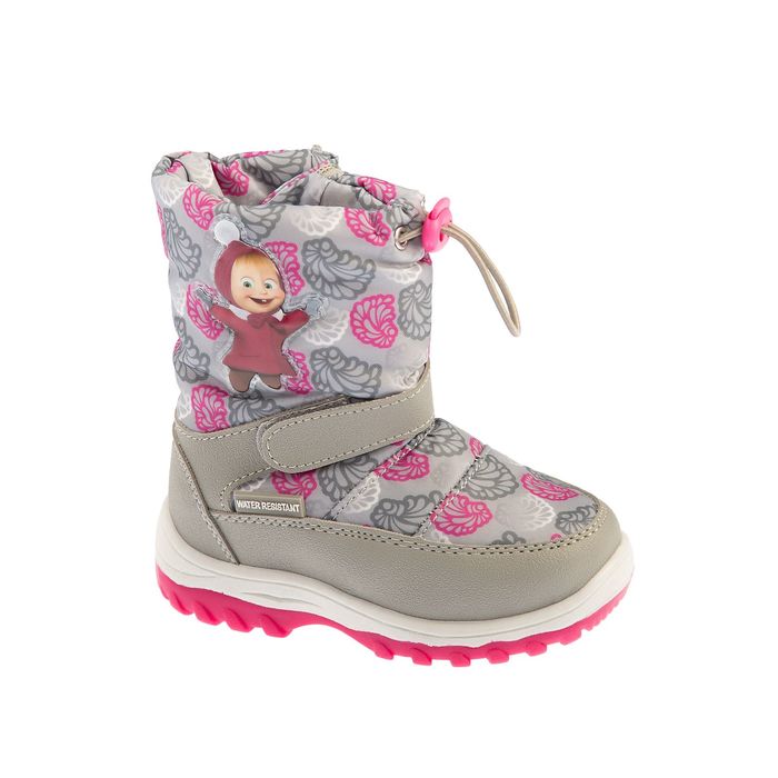 Дутики дошкольные арт. 6878C, цвет серые, размер 29