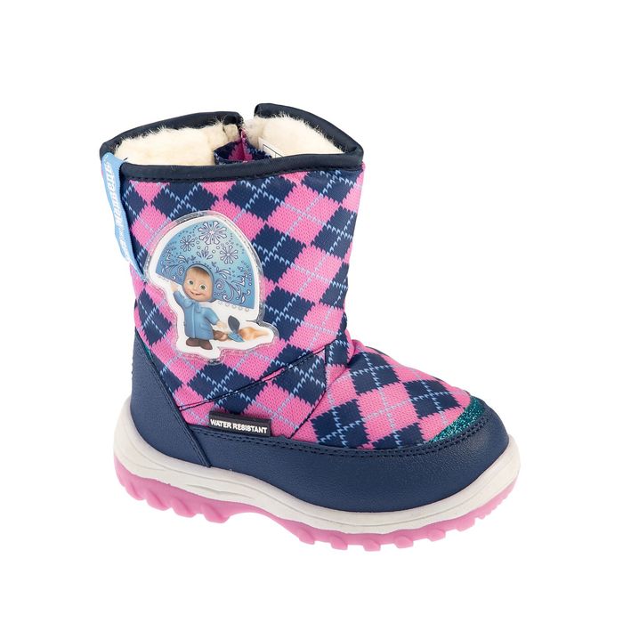 Дутики дошкольные арт. 6879C, цвет синие, размер 27