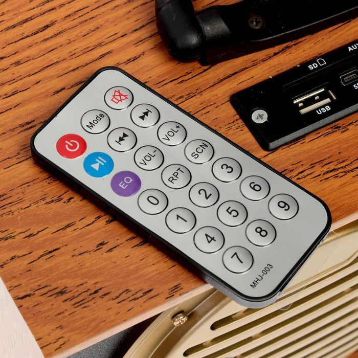 Радиоприемник "БЗРП РП-317", USB, SD, стереозвук, 220V, акб 900мА/ч