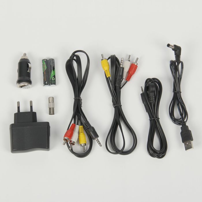 ТВ-приставка ресивер Эфир Универсал, DVB-T2, пластик, питание 12/24/220 В