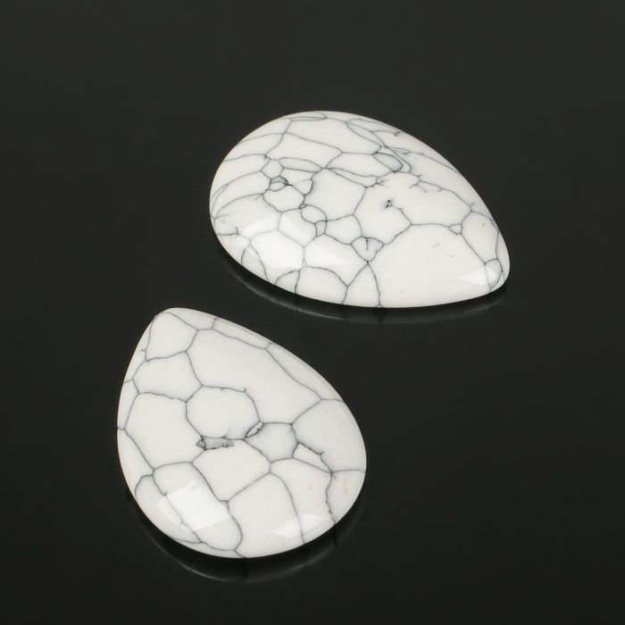 Кабошон капля 25*25мм (набор 2шт), под кахолонг