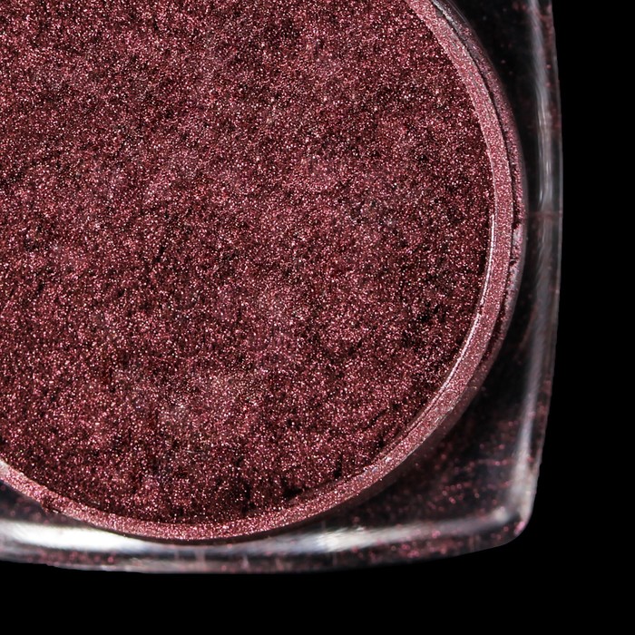 Втирка "Кошачий глаз" для декора ногтей, 1гр, с аппликатором, цвет бордовый