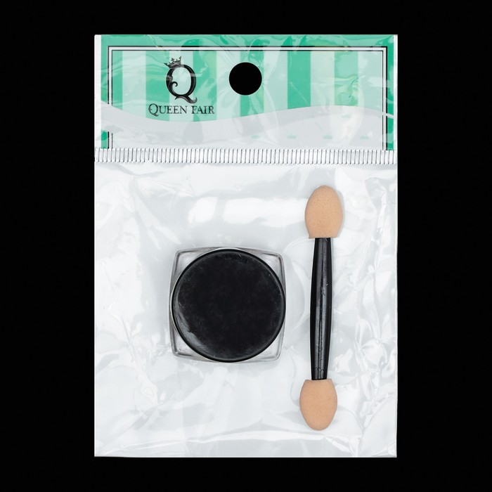 Втирка "Кошачий глаз" для декора ногтей, 1гр, с аппликатором, цвет розовый