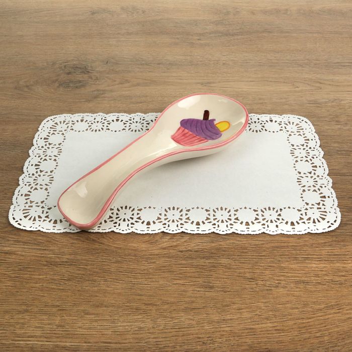 Подставка под ложку 22,5х8,7х3,3 см "Сладость", цвета МИКС