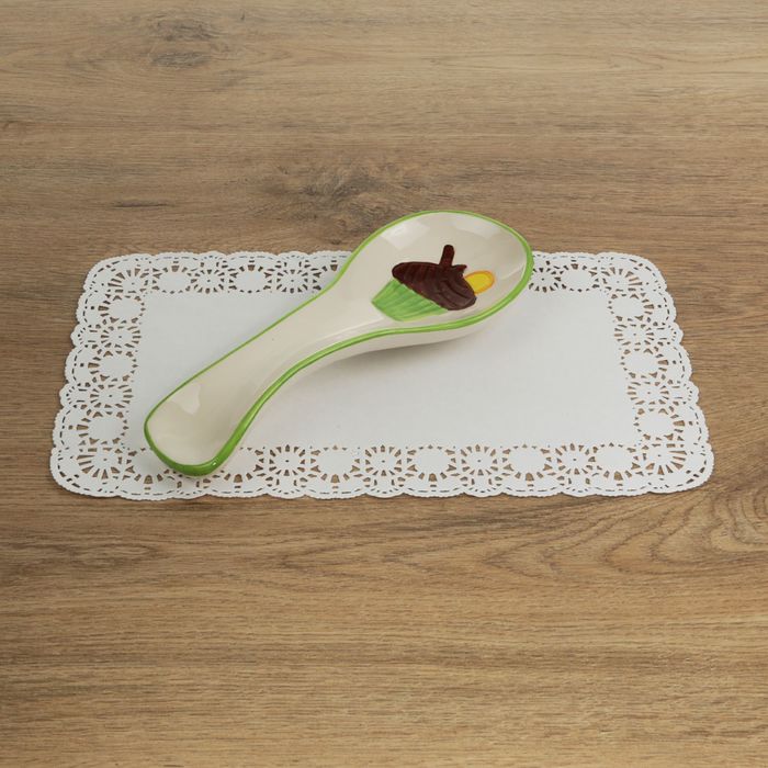 Подставка под ложку 22,5х8,7х3,3 см "Сладость", цвета МИКС