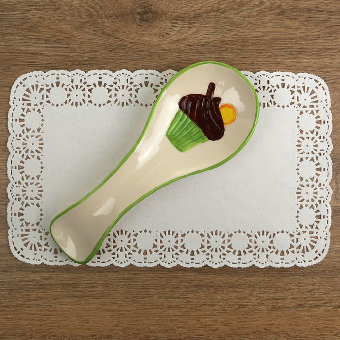 Подставка под ложку 22,5х8,7х3,3 см "Сладость", цвета МИКС