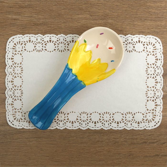 Подставка под ложку 22,5х8,7х3,3 см "Сладость", цвета МИКС