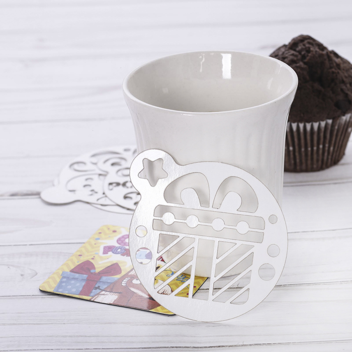 Набор "С Днём рождения": магнит, трафареты 4 шт.