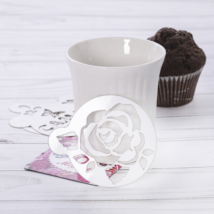 Набор "8 Марта": магнит, трафареты 4 шт.