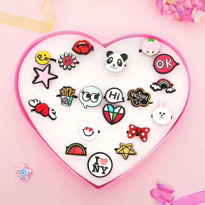 Кольцо "Яркая юность",1, форма микс, цвет микс, безразмерное