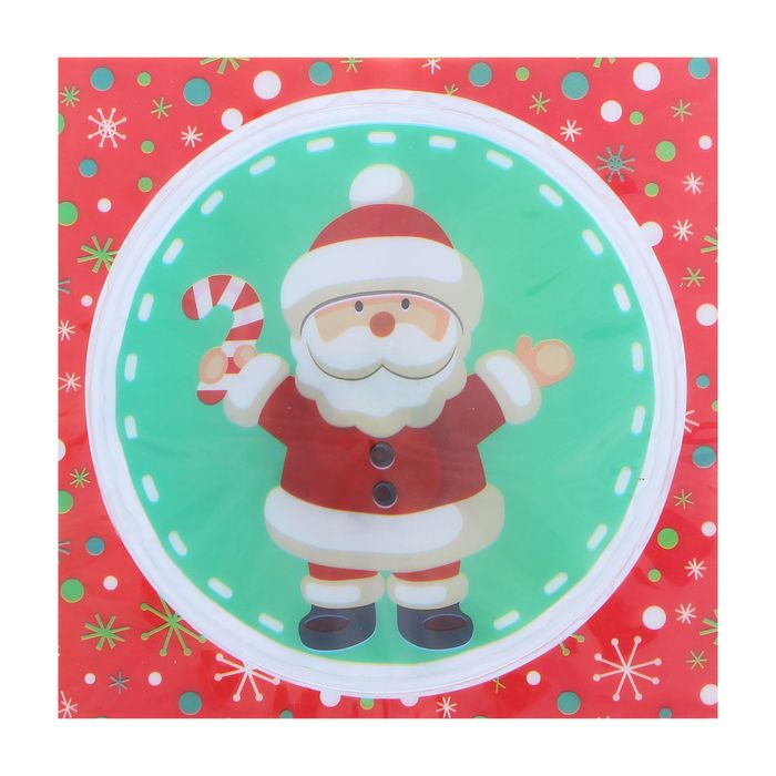 Карнавальный значок световой "Дед Мороз"