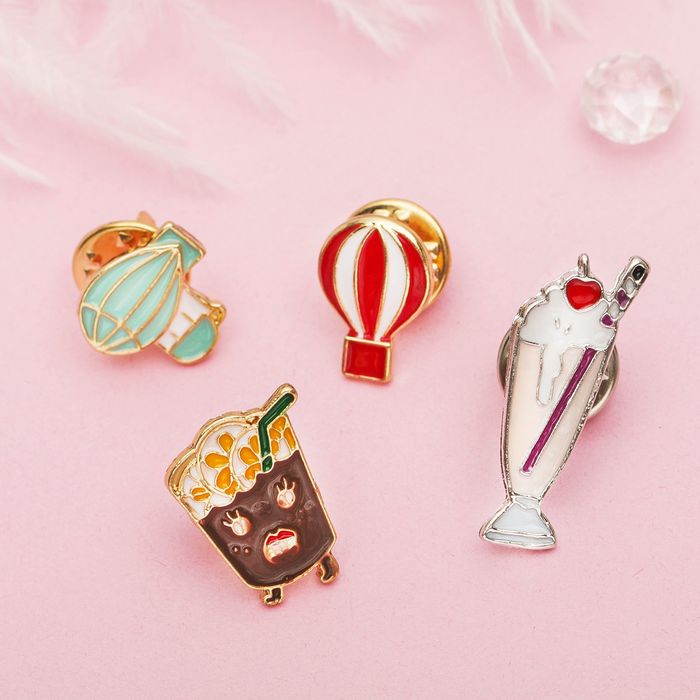 Набор значков "Развлечение", разноцветный в золоте