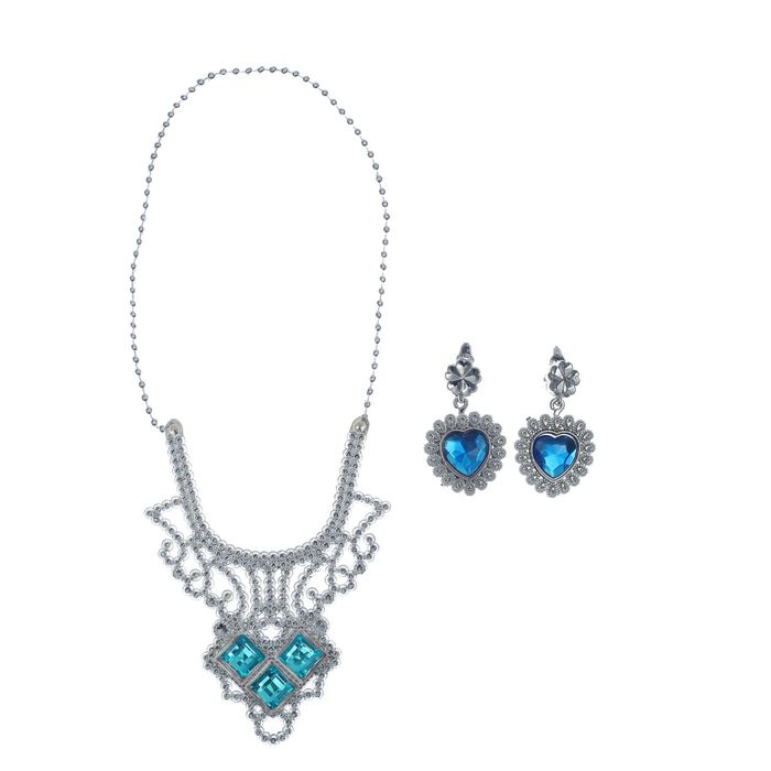 Карнавальный набор "Льдинки" 3 предмета: колье, серьги