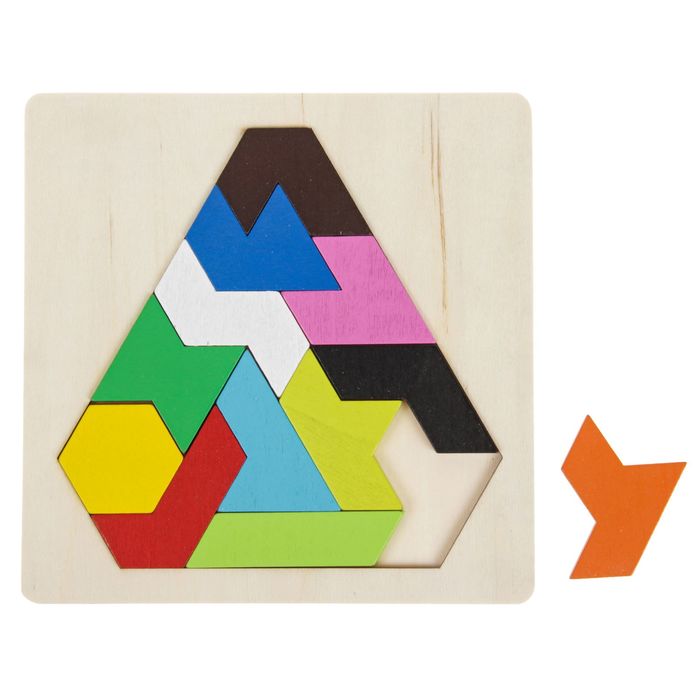 Головоломка "Фигуры", 12 деталей