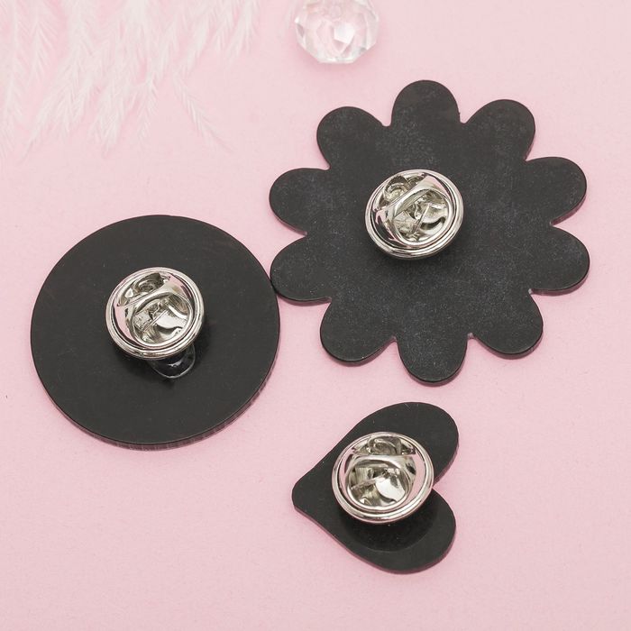 Набор значков "Смайл ромашка", разноцветный