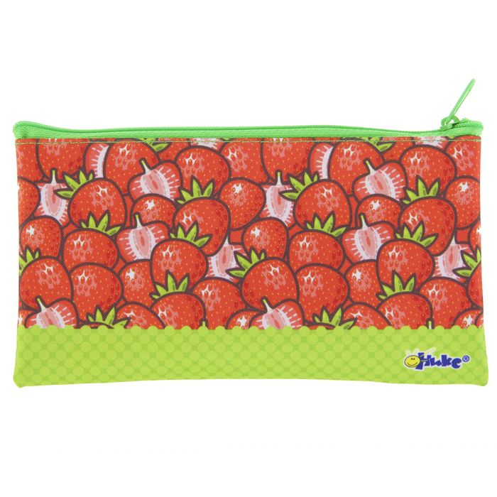 Пенал мягкий 1 отд. плоский 105*195 ПМП 01-20 дев Клубника