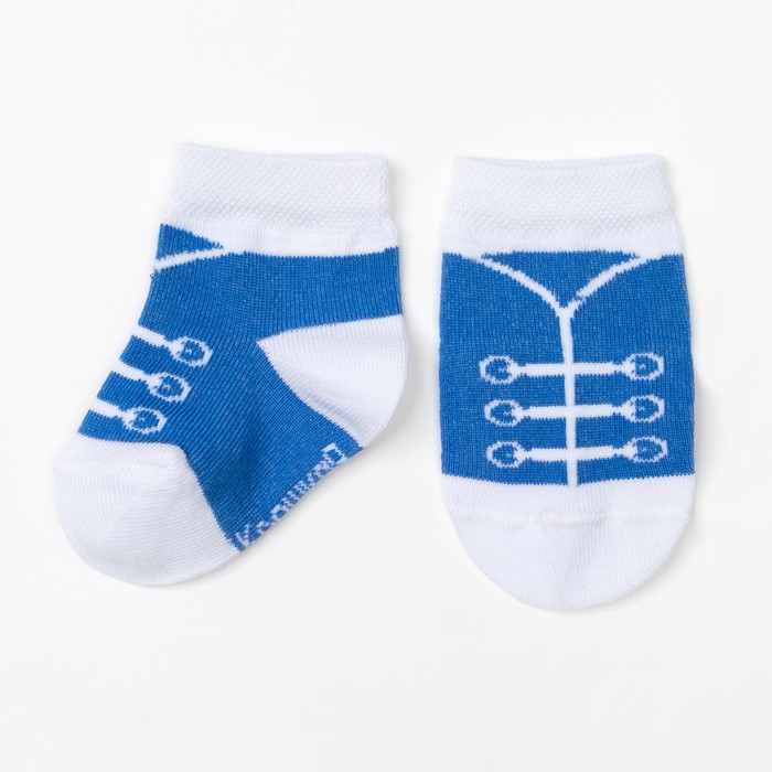 Носки Крошка Я "Кеды", 8-10 см, 6-9 мес., 100% хлопок