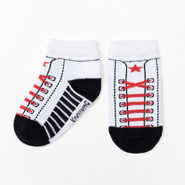 Носки Крошка Я "Костюм", 10-12 см, 9-12 мес., 100% хлопок