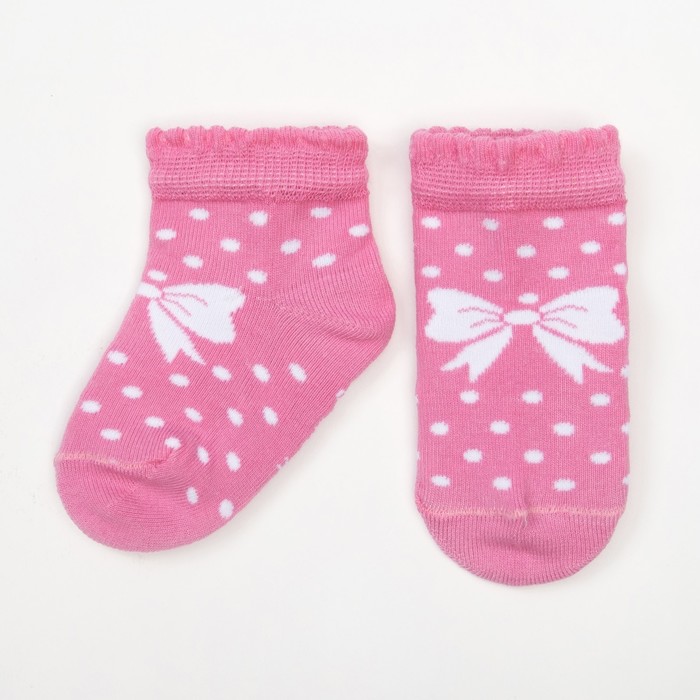 Носки Крошка Я "Малышка", 8-10 см, 6-9 мес., 100% хлопок