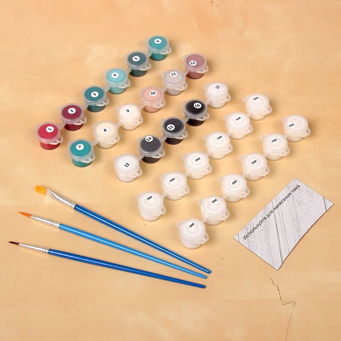 Роспись по дереву "Хозяин тайги" 40х50 см