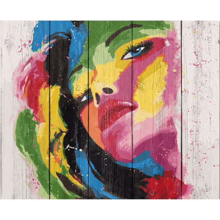 Роспись по дереву "Гордость" 40х50 см