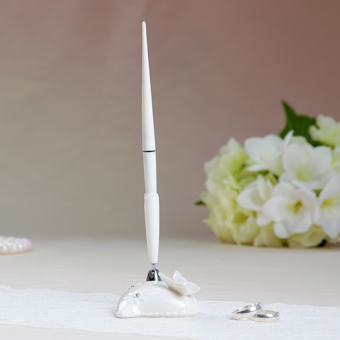 Ручка для росписи "Бабочка", фарфор 6,5*7*19см.