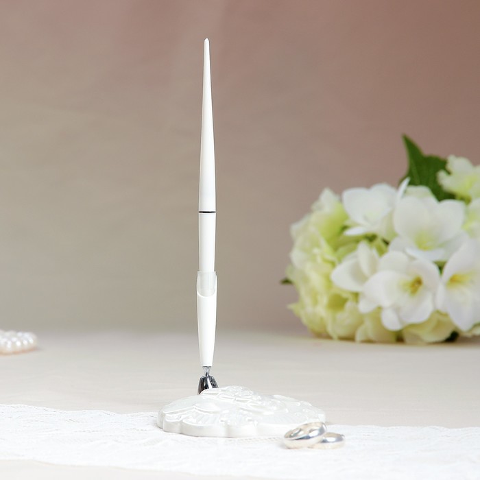 Ручка для росписи "Нежные сердца", фарфор 9*9,5*16,8см.