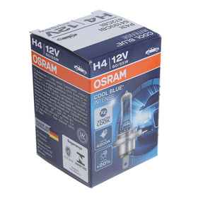 

Лампа автомобильная Osram Cool Blue Intense, H4, 12 В, 60/55 Вт, P43t