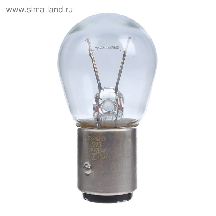 фото Лампа автомобильная osram, p21/4w, 12 в, 21/4 вт, baz15d