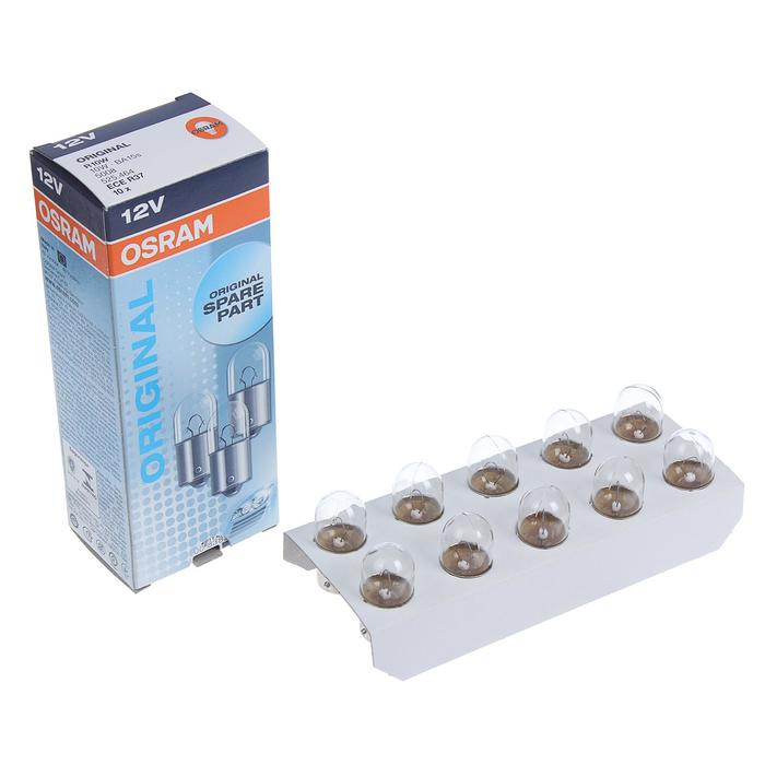 фото Лампа автомобильная osram, r10w, 12 в, 10 вт, ba15s