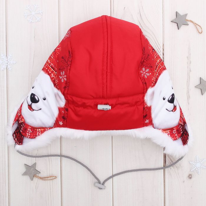 Шапка зимняя KAFTAN "Мишки" р-р 50-52, 3-4 года