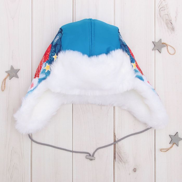 Шапка зимняя KAFTAN "Медвежонок" р-р 48-50, 1,5-2 года