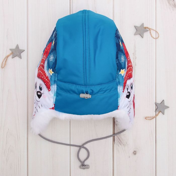 Шапка зимняя KAFTAN "Медвежонок" р-р 48-50, 1,5-2 года