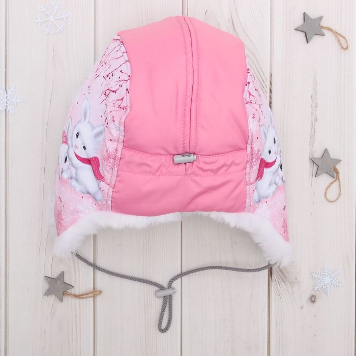 Шапка зимняя KAFTAN "Зайцы" р-р 50-52, 3-4 года