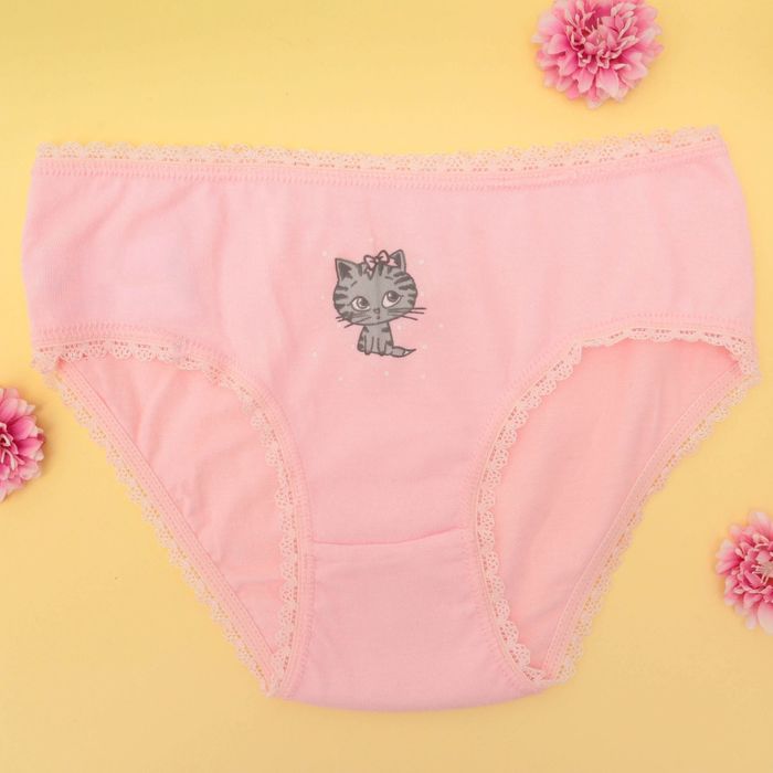 Набор трусов детских KAFTAN "Котенок" 3 шт, рост 98-104 (30), 3-4 года 100% хлопок