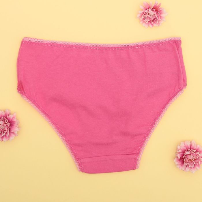 Набор трусов детских KAFTAN "Маленькая принцесса" 3 шт, рост 110-116 (32), 5-6 лет 100% хлопок 248